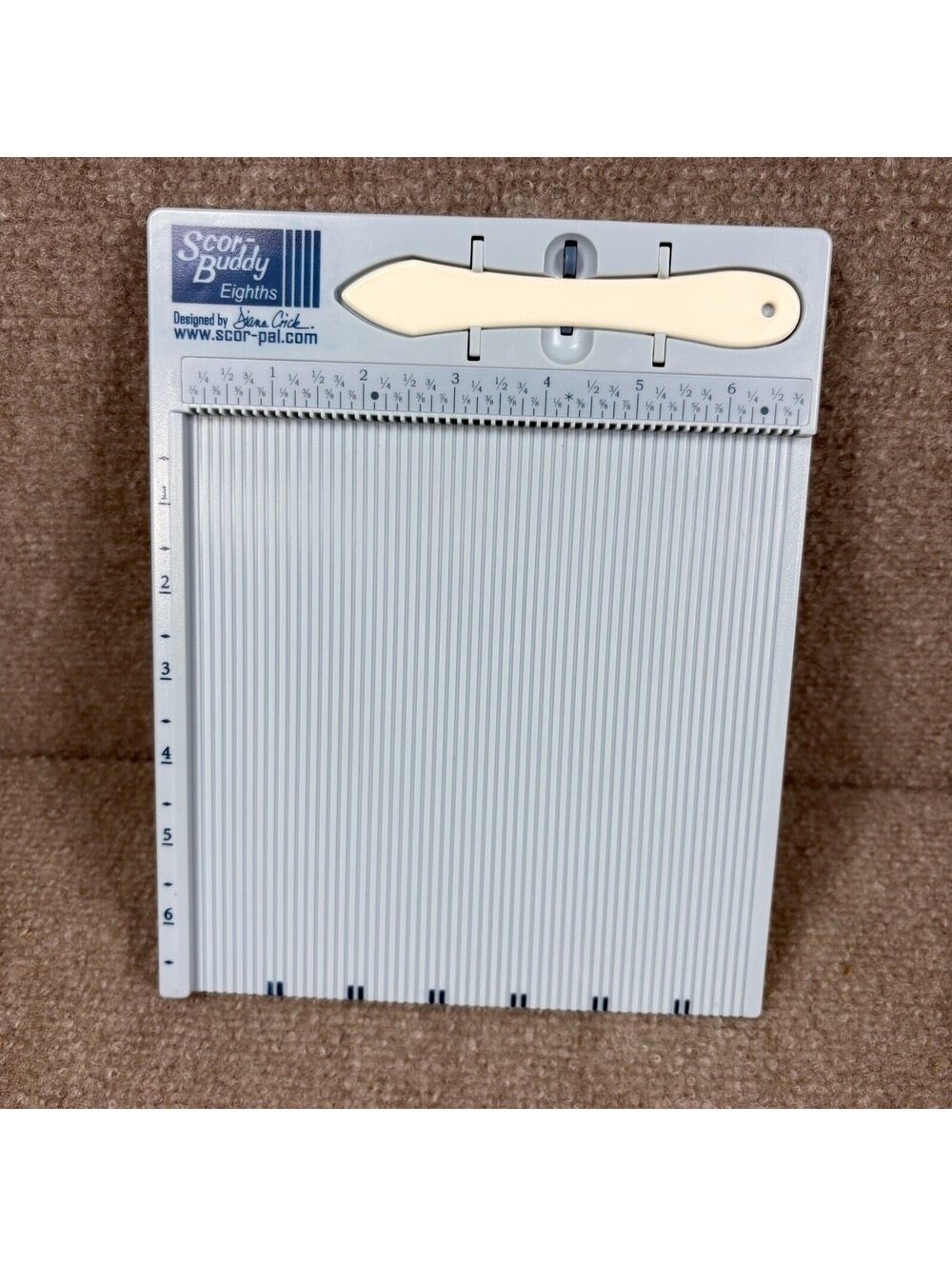 SCOR-PAL Scor-Buddy Scoring Tool 6.5x6.5 Cutting Mat Lot Includes Carry Pouch